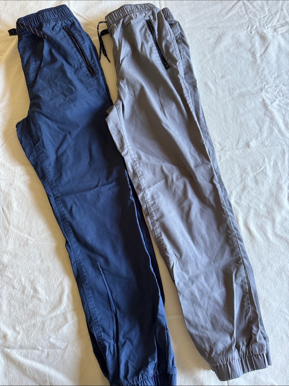 Old Navy Boys Tech Jogger - Navy and Light Gray